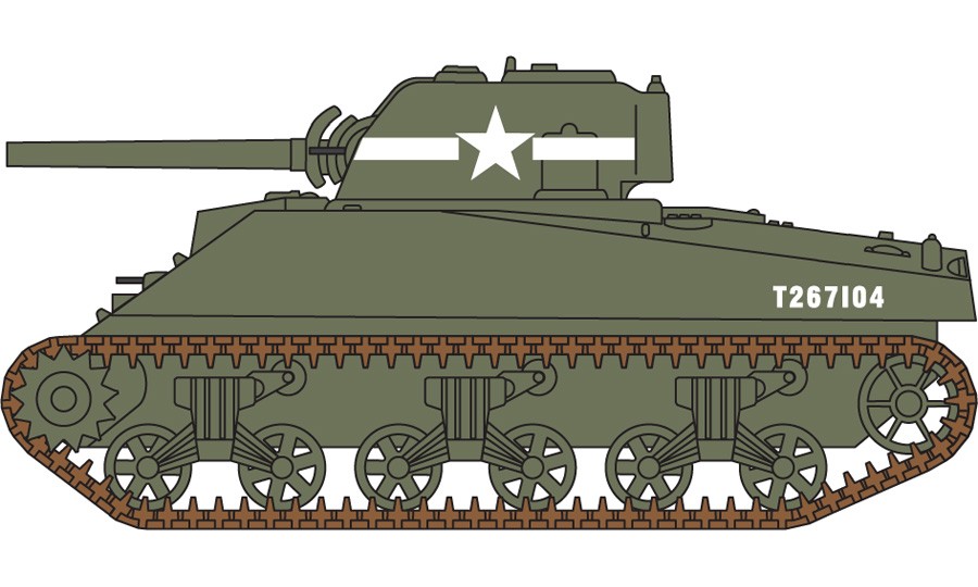 A01303  Танк SHERMAN M4 MK1 Airfix