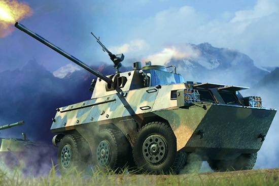 82487 САУ PLA PLL05 120mm Self-Propelled Mortar-Howitzer Hobby Boss