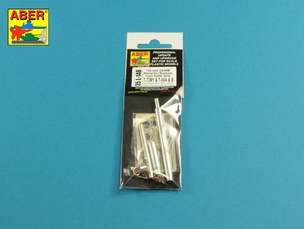 ABR-35-L-148  Дополнения для  125mm 2A46M Barrel for Russian Tank T-72M1 & T-64A/B для Tamiya; Trumpeter; Zvezda 1/35