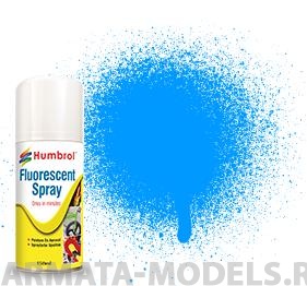 AD6210 Краска акриловая Fluorescent Blue - 150ml