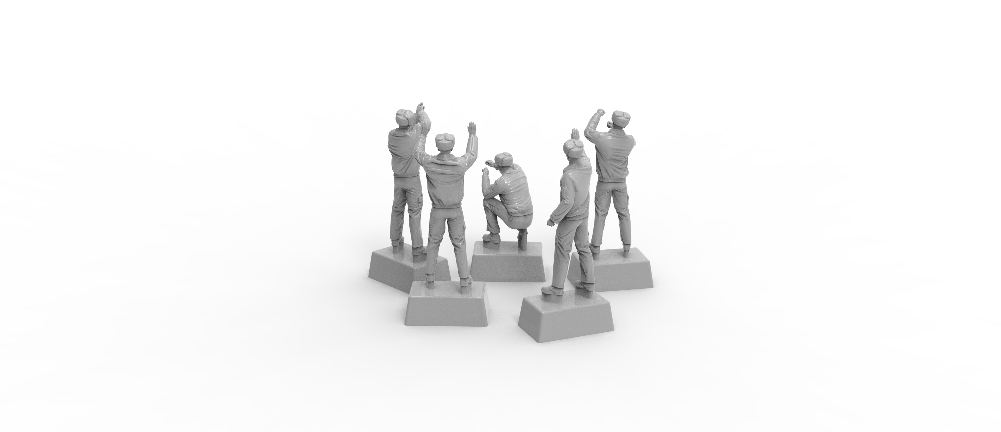 72123-1TMP ТЕХНИКИ ВКС РФ (ЗИМНЯЯ ФОРМА) Набор №17 Temp Models