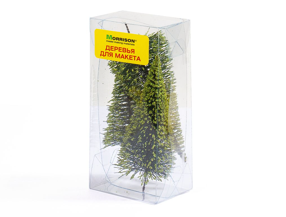 011-ee-112 Набор 3 шт. 'Мохнатые ели' для макета 10-15см.