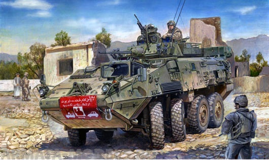 01519 Американский БТР LAV III  Trumpeter