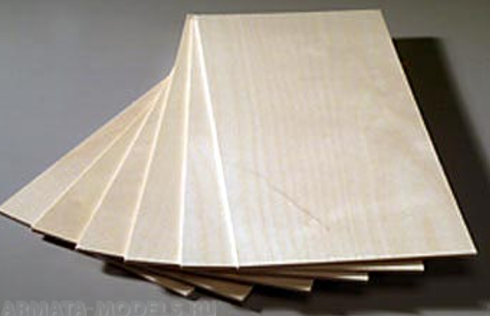 AMATI231515 Трехслойная фанера толщиной 1,5 мм AMATI