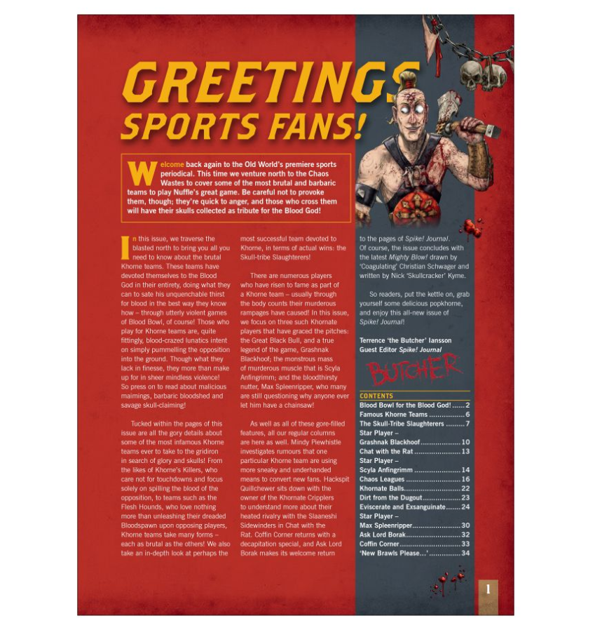 200-95GW Журнал Кровавый Кубок. Spike! Выпуск 13 (Blood Bowl: Spike! Journal Issue 13)