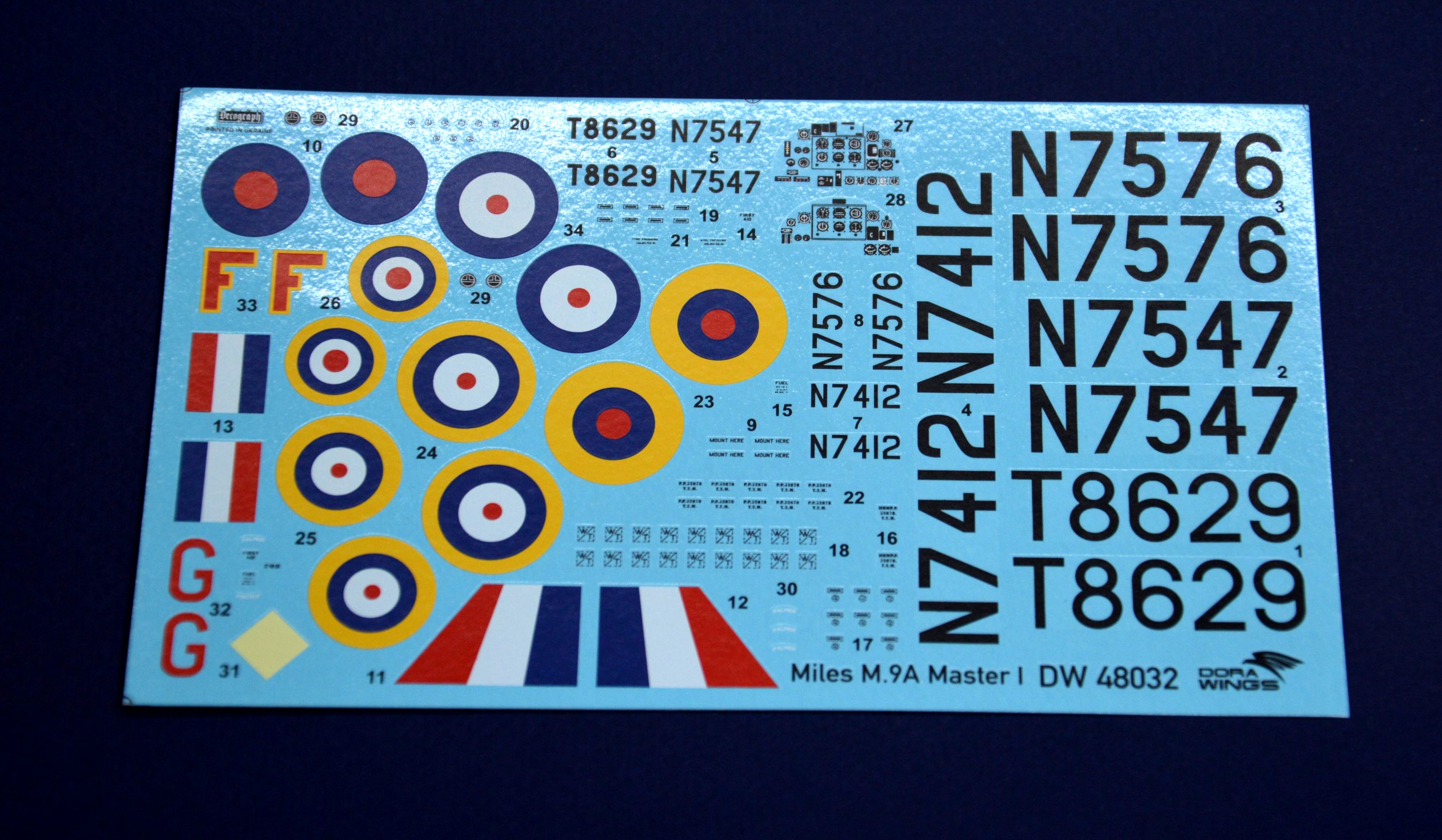 DW48033 Miles M.9 Master Mk. I Dora Wings