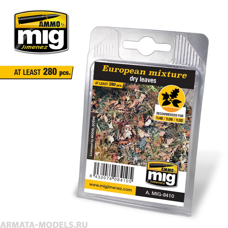 AMIG8410 Producto Листва готовая, натуральная EUROPEAN MIXTURE - DRY LEAVES