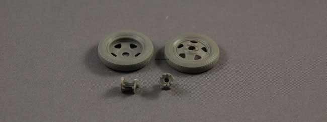 MC235003 колеса для пушки ЗИС-2 / ЗИС-3