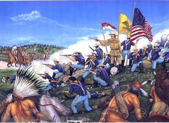 LT-0003 Набор фигур: Custer, the Last Hunt Lucky Toys