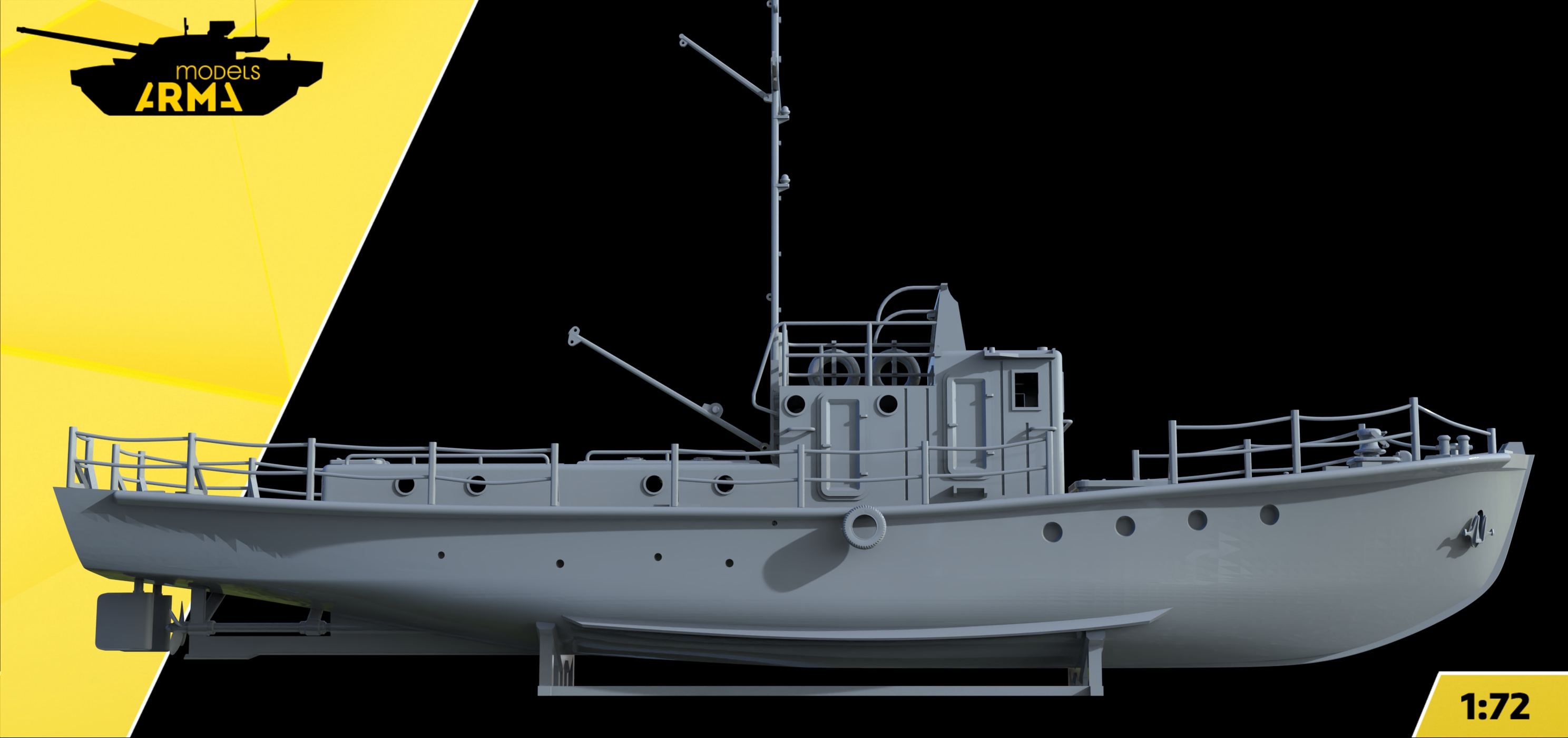 AM72417 Катер проекта 376 Ярославец Arma Models