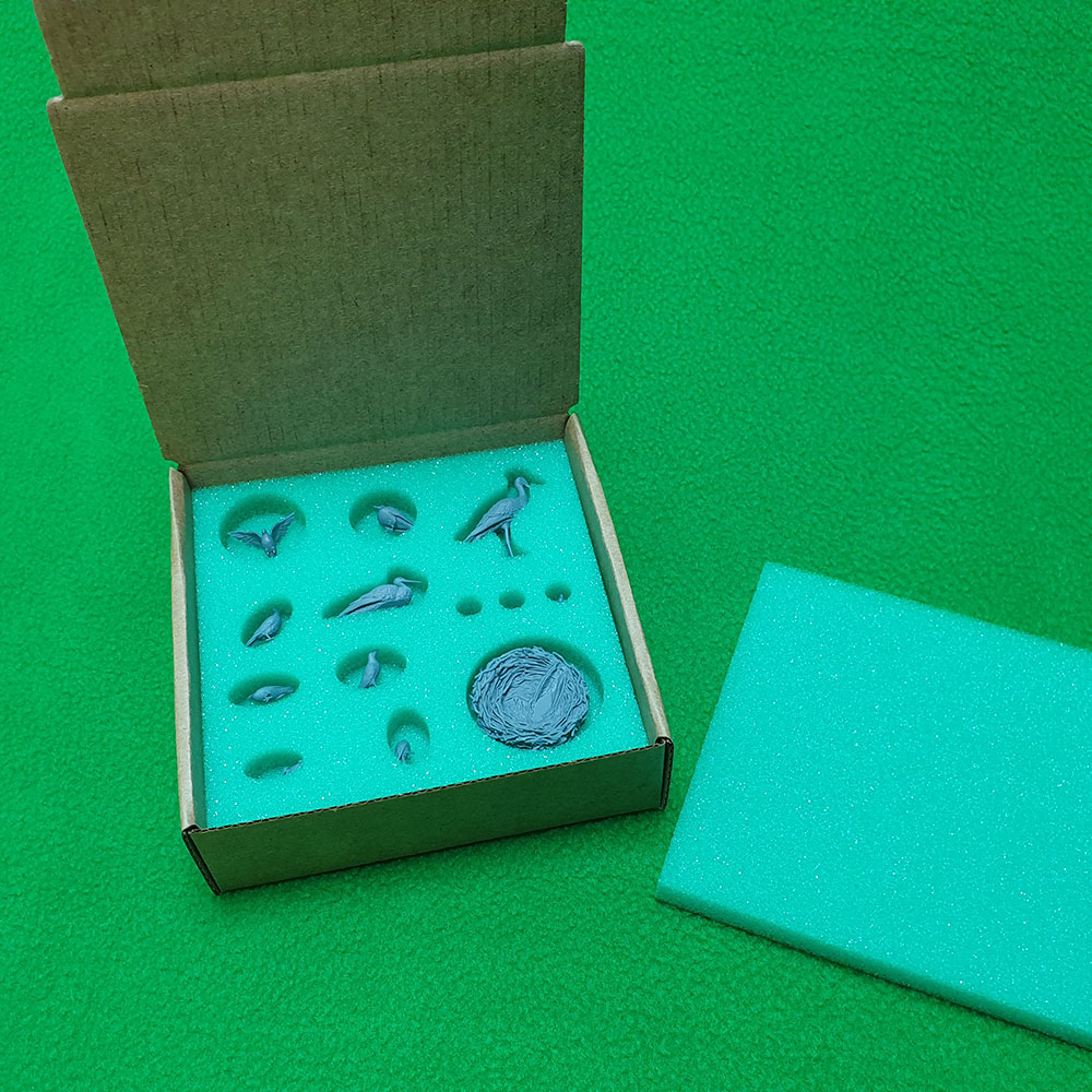 6028 набор фигурок 'Сельские птицы' масштаб 1:35 СВ Модель