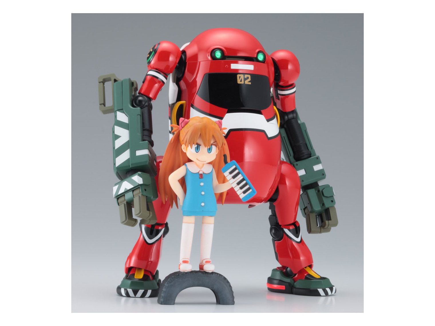 52279-Механические роботы с фигурками 20 MechatroWeGo x Evangelion Unit-02 + Asuka Langley Hasegawa