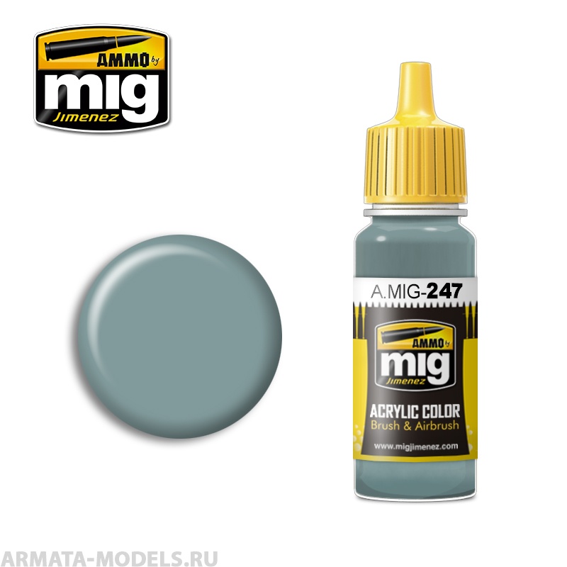 AMIG0247 Ammo Mig Акриловая краска RLM 78 HELLBLAU 17 мл