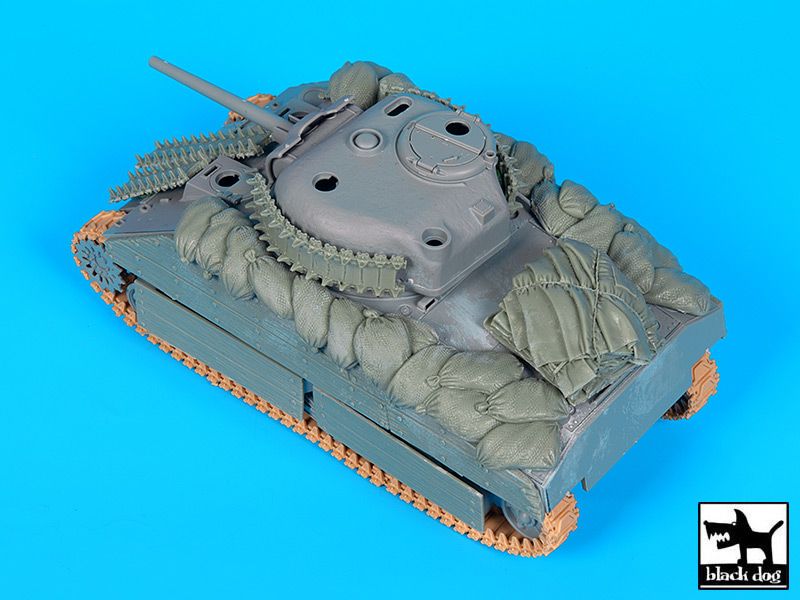 T35223 Конверсионный набор M4A2 Tarawa accessories set for Dragon (Black dog)
