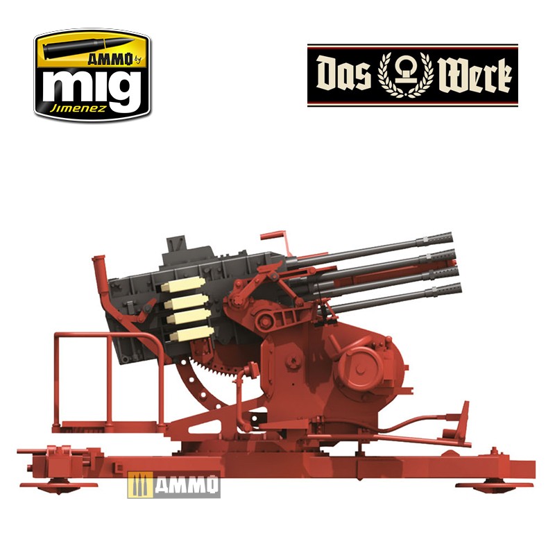 DW35005 Сборная модель 2cm Salvenmaschinenkanone - SMK Typ 2 Das Werk