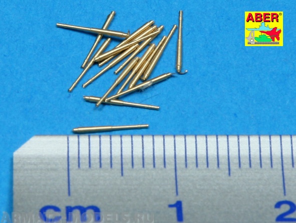 ABR-1:700-L-16  Дополнения для  Set of 16 pcs 105 mm SFLAK barrels SK/33 used in C/33 carriage for German war ships для  1/700