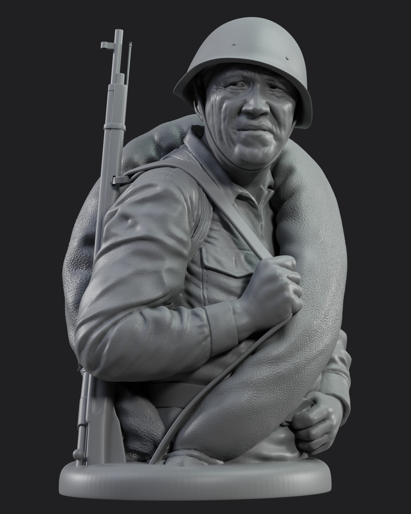 AM1010 Бюст Красноармейца Некрасова Arma Models