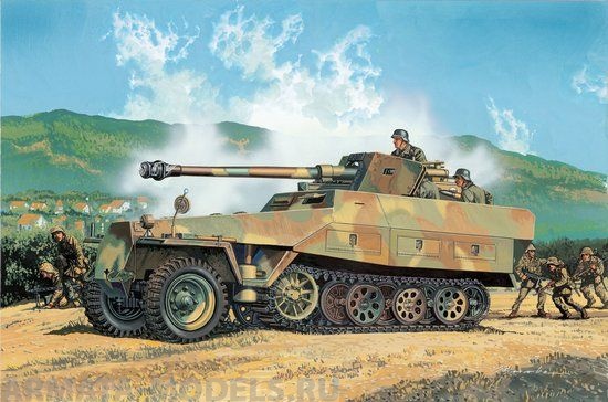 6248Д Бронетранспортер Sd.Kfz.251/22 Ausf D w Pak 40 Dragon