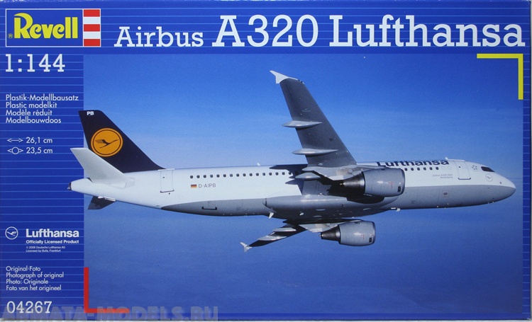04267 Аэробус Airbus A320 'Lufthansa' Revell