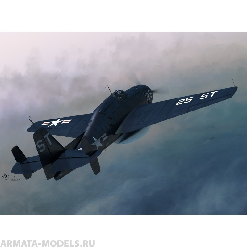 SW72114 Самолет TBM-3W Guppy U.S. Navy, Canada, Japan Versions (Sword) 1/72 Sword