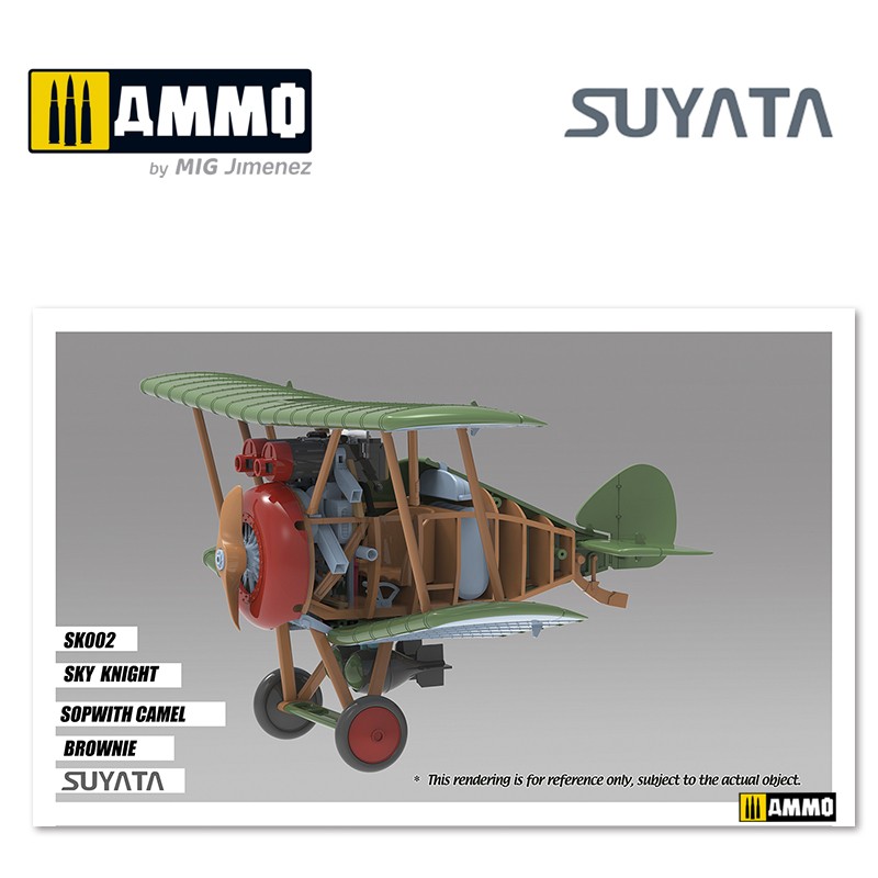 SK002 Сборная модель Sopwith Camel & “Brownie” Suyata