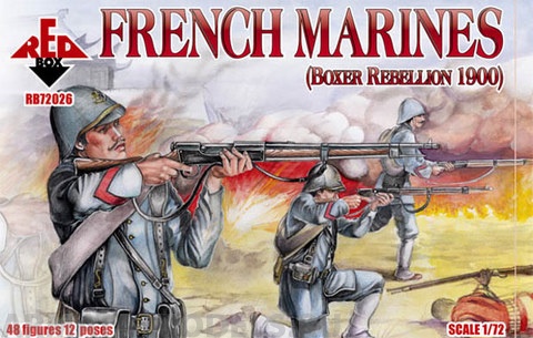 RB72026 Фигуры French Marines 1900 (Boxer Rebellion) Red Box