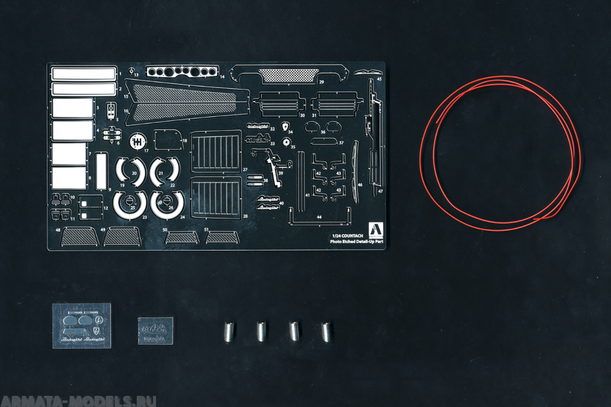 05805 Lamborghini Countach Common Detail-Up Parts Aoshima