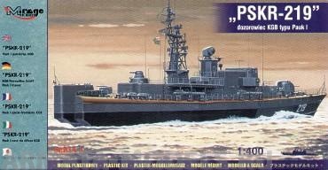 40423 Корабль PSKR-219 dozorowiec KGB typu Pauk I Mirage Hobby