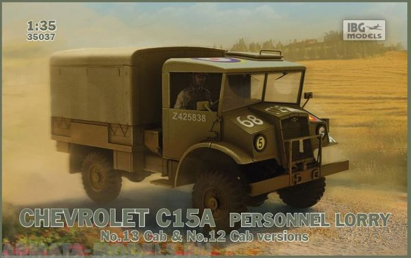 IBG35037 Грузовик Chevrolet C15A  No.12/13 Cab Personnel Lorry IBG models
