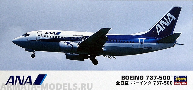 10734 Самолет BOEING-737-500 Hasegawa