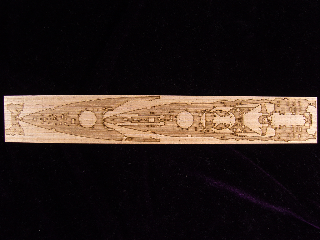 AW20080 Деревянная палуба для IJN Nagato