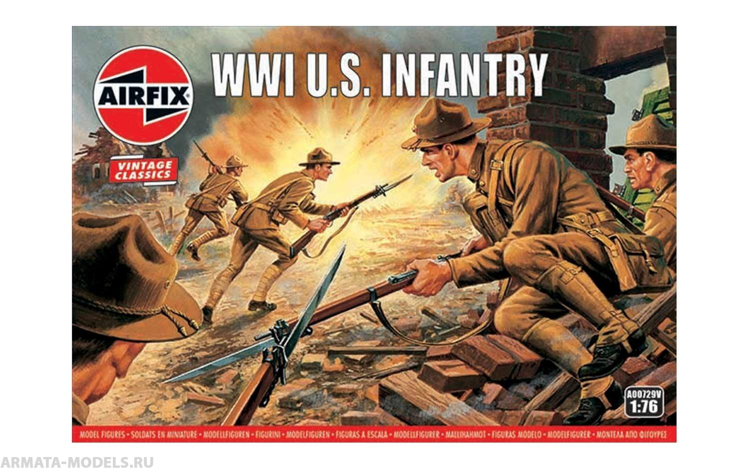 A00729V Фигуры WWI U.S Infantry Airfix