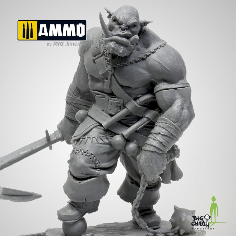 BCBS700011 Миниатюра Redghar the Black Orc BIG CHILD