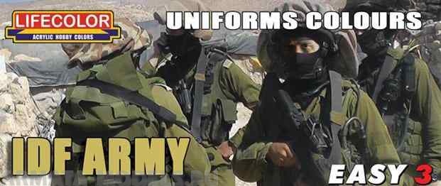 MS10 IDF ARMY UNIFORMS COLOURS