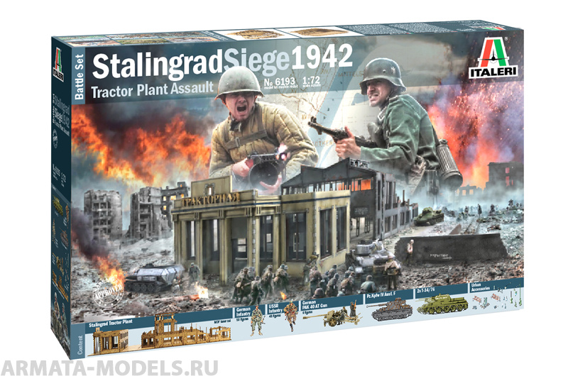 6193ИТ Набор WWII STALINGRAD FACTORY  1/72 Italeri