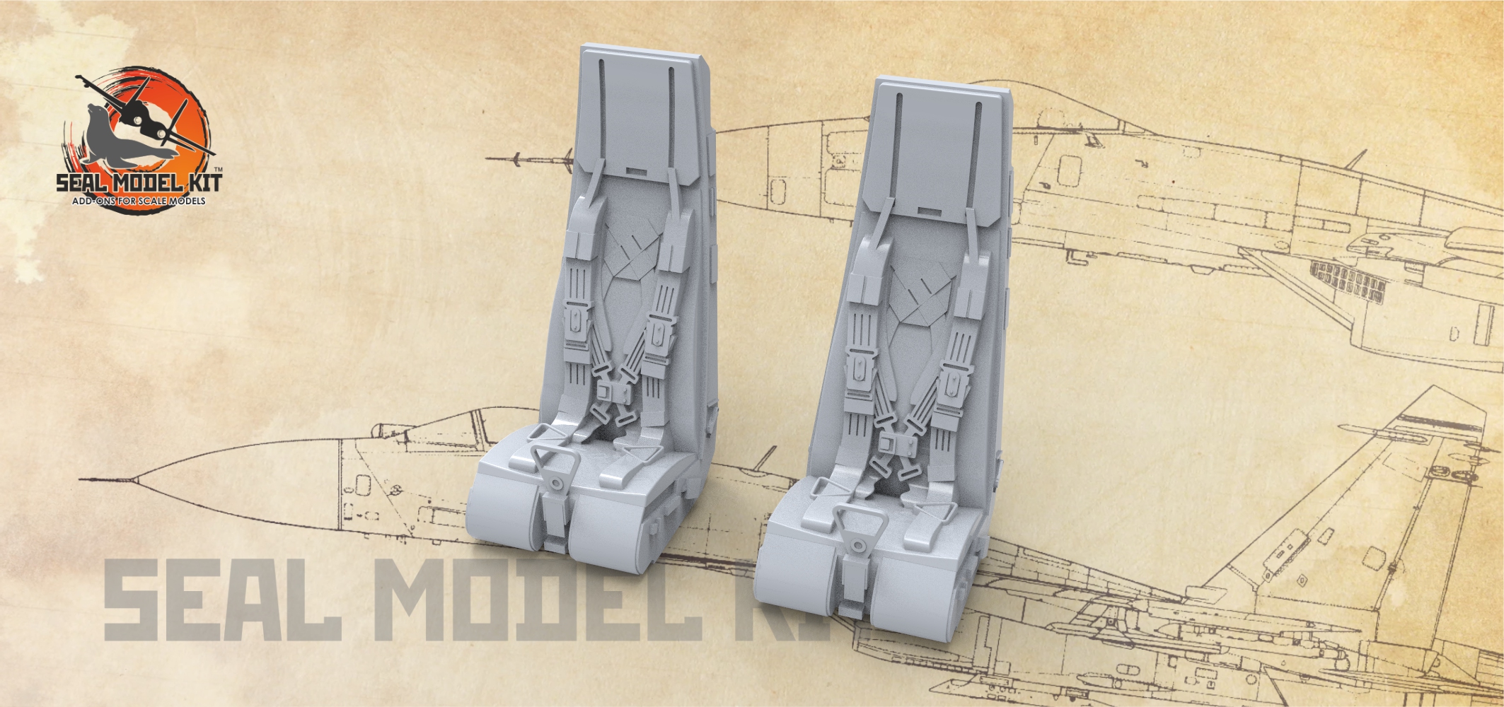smk48046 Детализированные кресла для Ка-52 ( Не для свободной продажи )