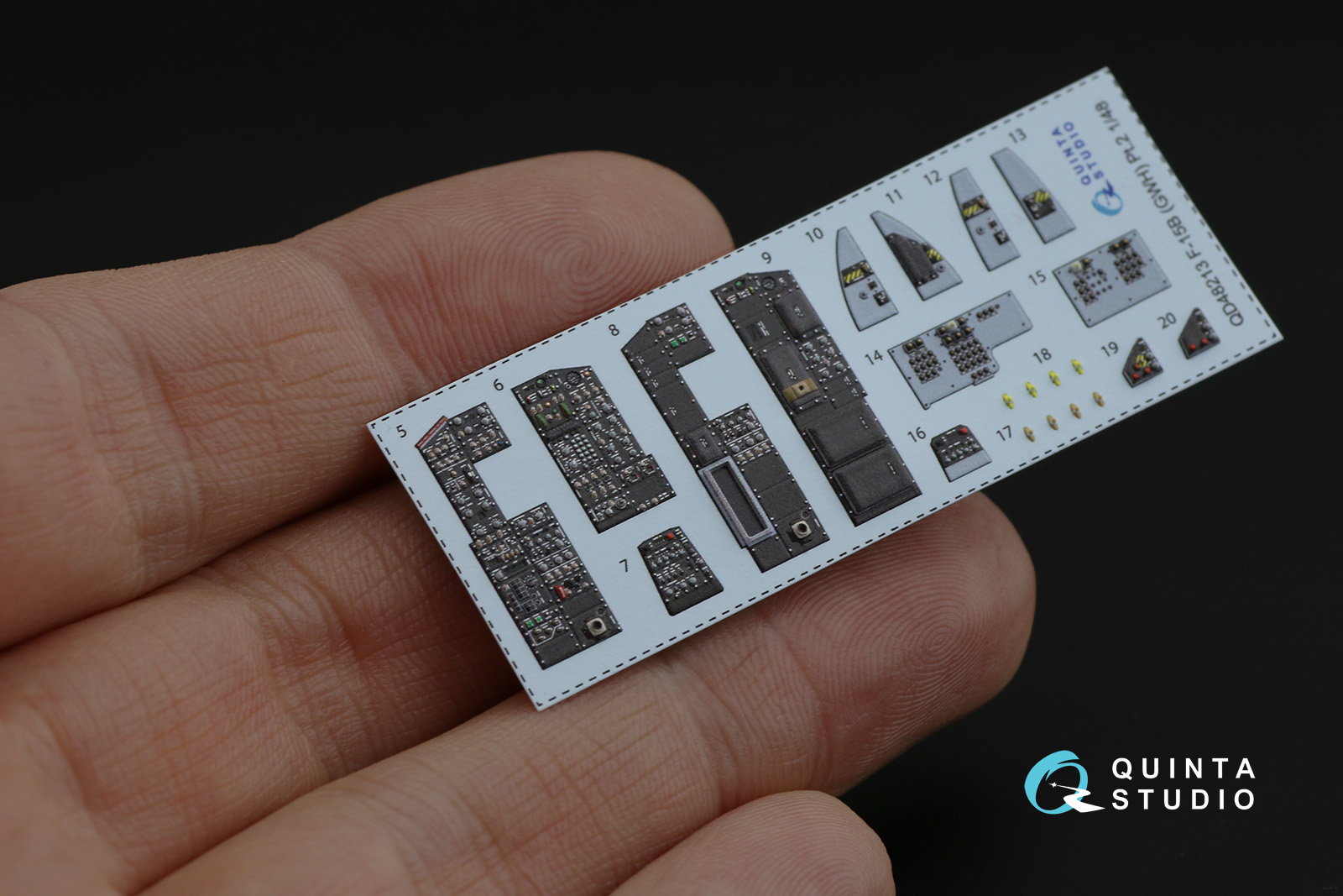 QD48213 3D Декаль интерьера кабины F-15B (GWH)