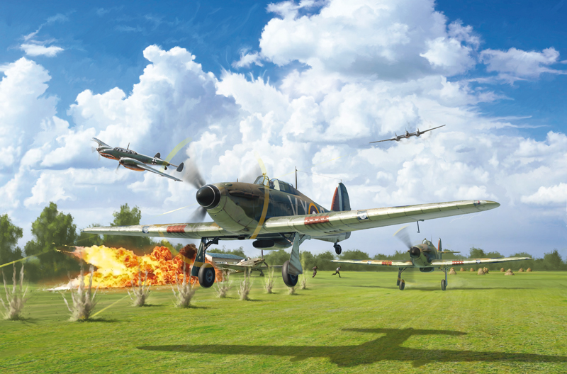 2802ИТ Hurricane Mk.I Italeri