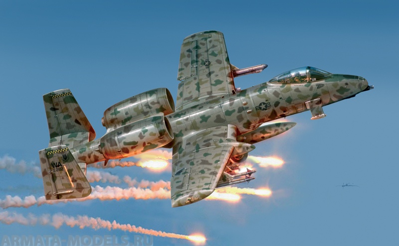 2659ИТ Самолет А-10А JAWS Italeri
