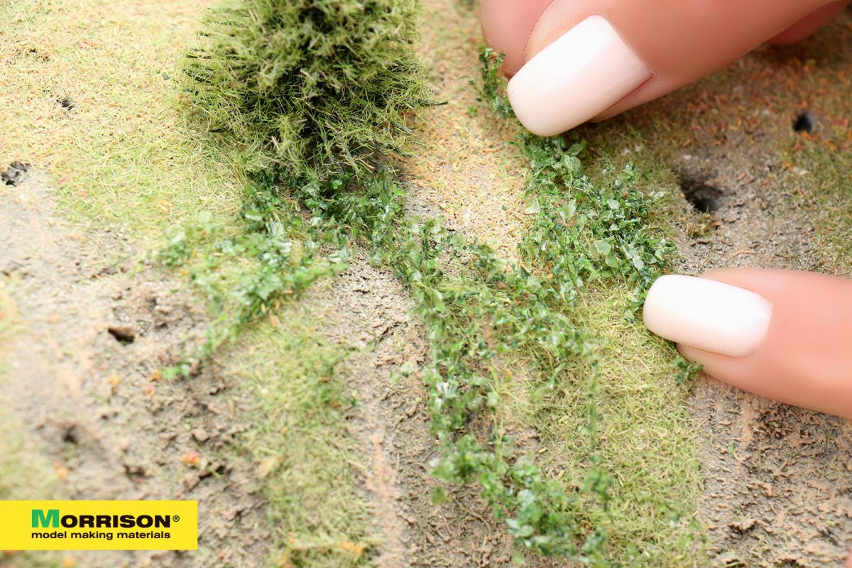 140vn002 Тёмно-зелёные вьюны для диорамы