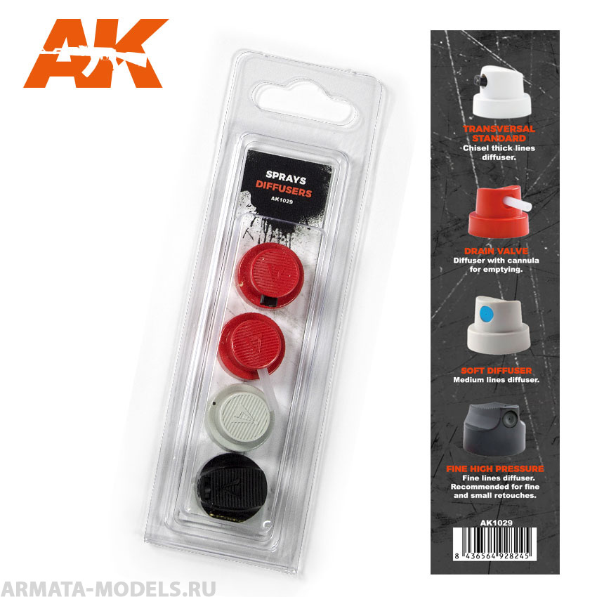 AK1029 Набор Spray Difussers Set 2