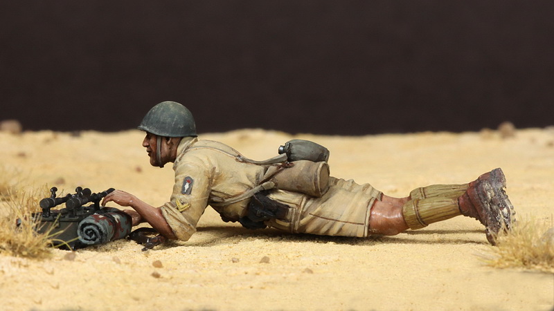 35159SOGA Sergeant Italian Guastatori (сommander of the LMG Breda team) SOGA Miniatures