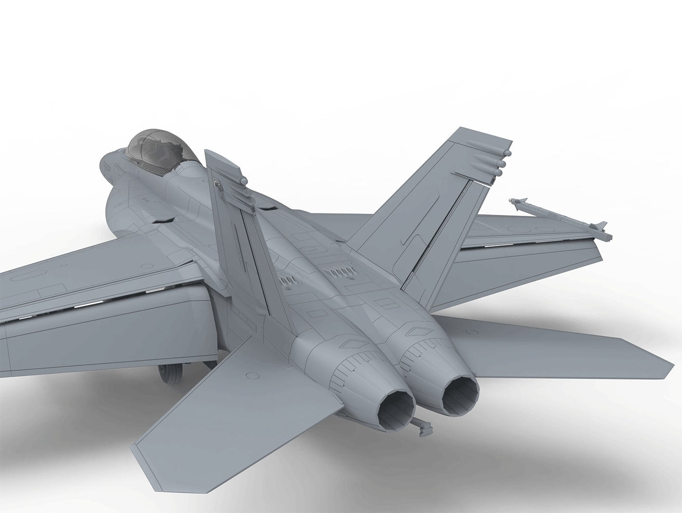 LS-013 Сборная модель истребителя  Boeing F/A-18F Super Hornet Meng