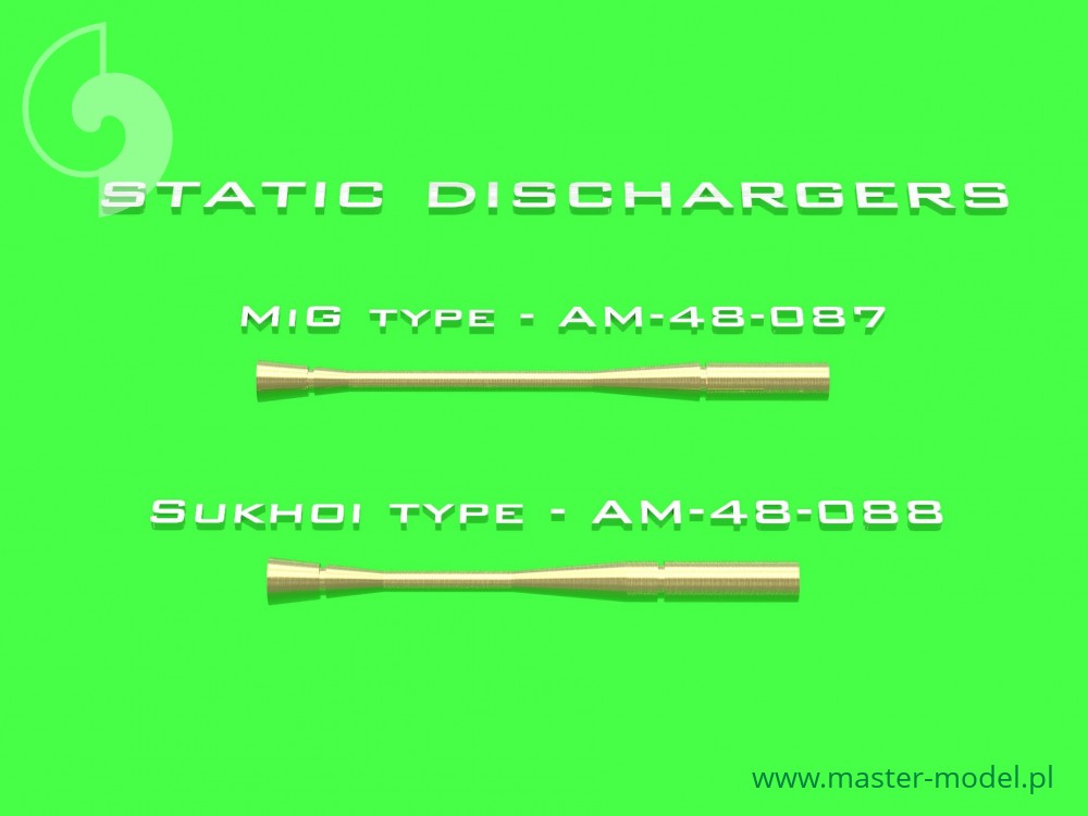 AM-48-087 Стекатели статического электричества для реактивных самолетов Миг (14шт.)