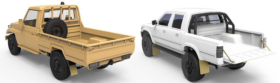 VS-007 PICKUP SET 1/35 Meng