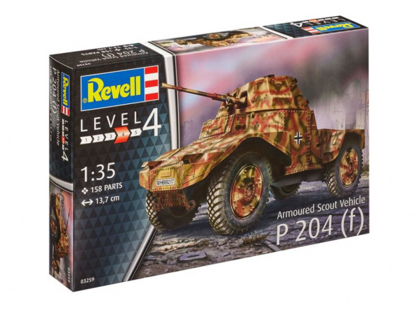 03259 Разведывательный автомобиль Armoured Scout Vehicle P 204 (f) Revell