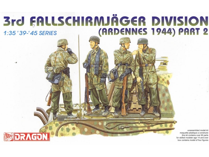 6143Д Солдаты 3rd Fallschirmjager Division (Ardennes 44)