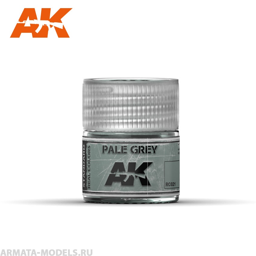 RC021 Краска Real Colors Pale Grey 10ml