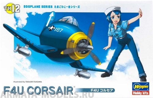 60122 Модель самолета EGG PLANE F4U CORSAIR Hasegawa
