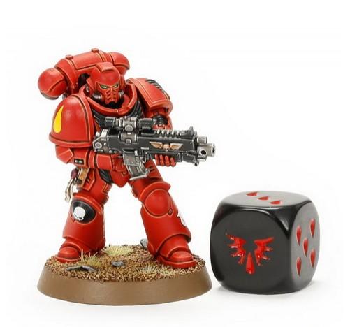 41-45GW Набор кубиков Кровавые Ангелы (Blood Angels Dice Set)